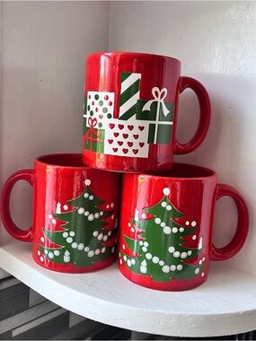 Vintage Waechtersbasch Christmas Mugs Germany